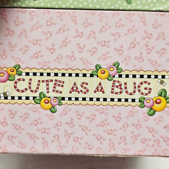 Pooch Sweet Heart Mary Engelbreit Keep Sake Storage Cute As A Bug Little Girl - Picture 12 of 14